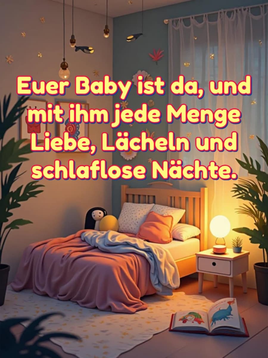 Moderne Sprüche zur Geburt